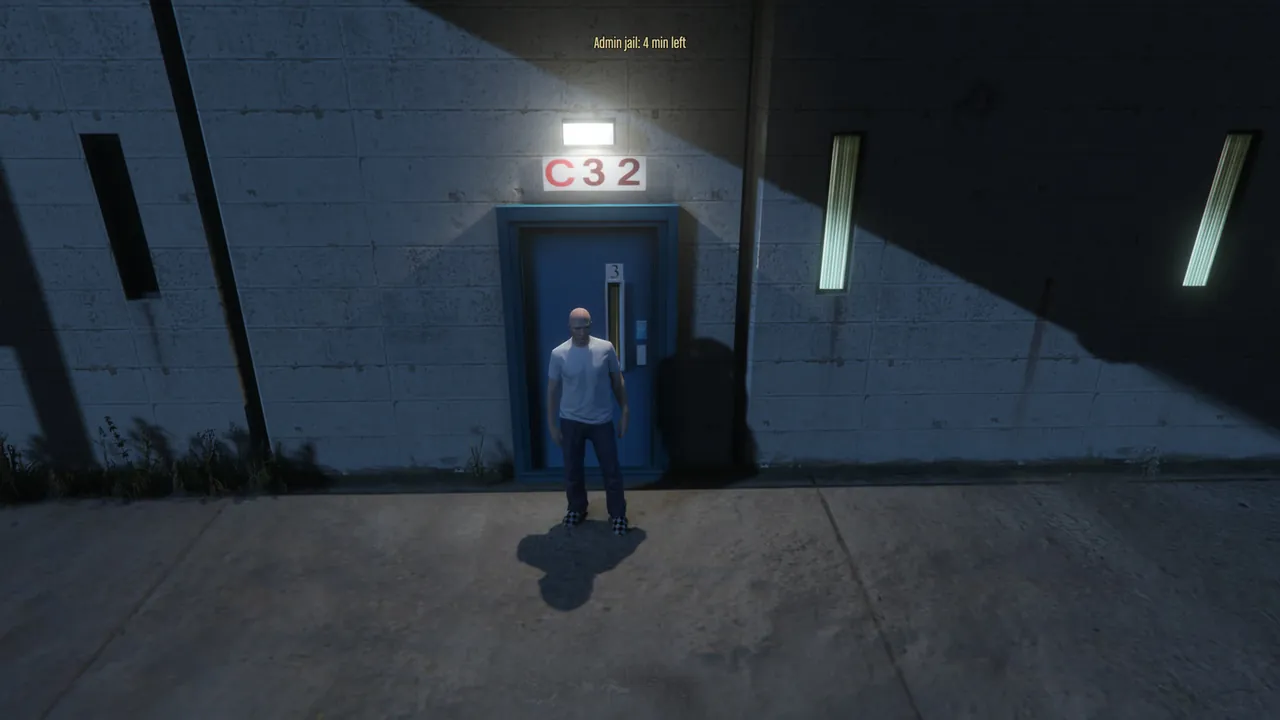 A player in the admin jail