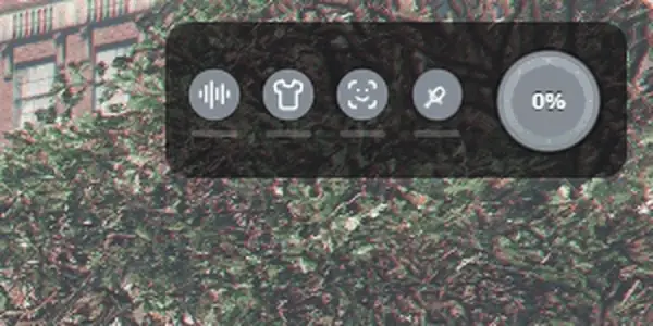 The HUD filling during a scan